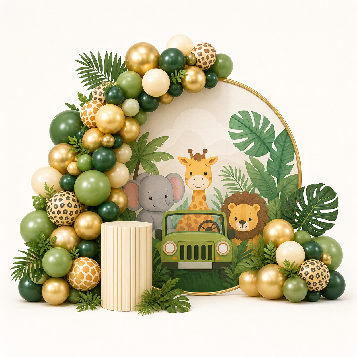 Safari Birthday event setup